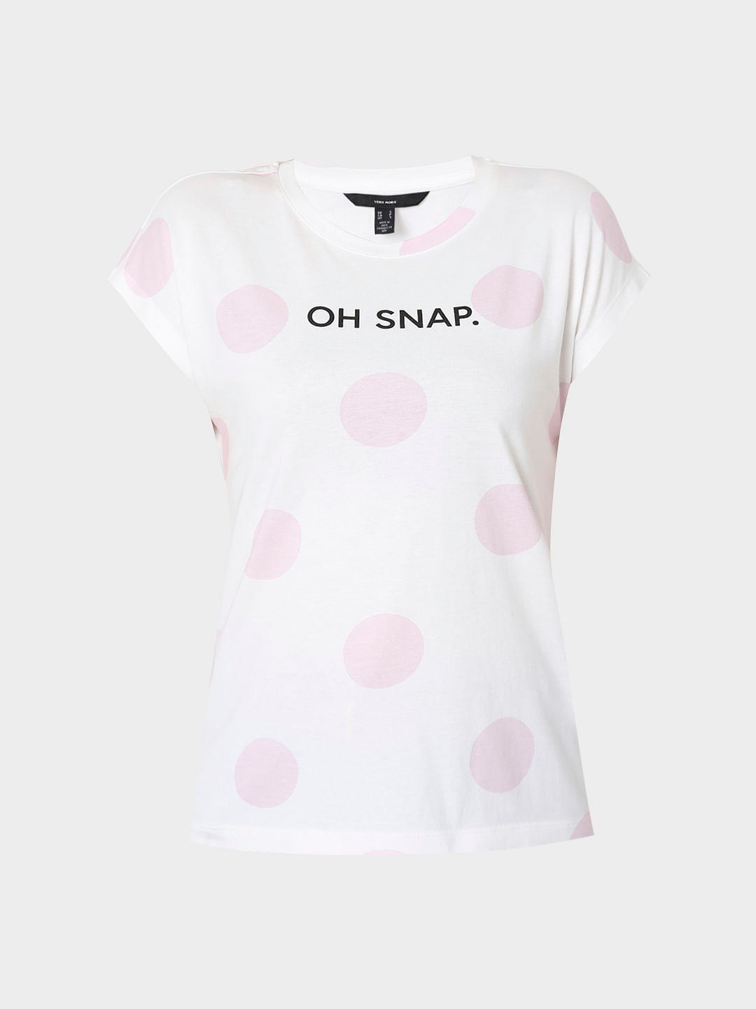 White Dotted T-Shirt
