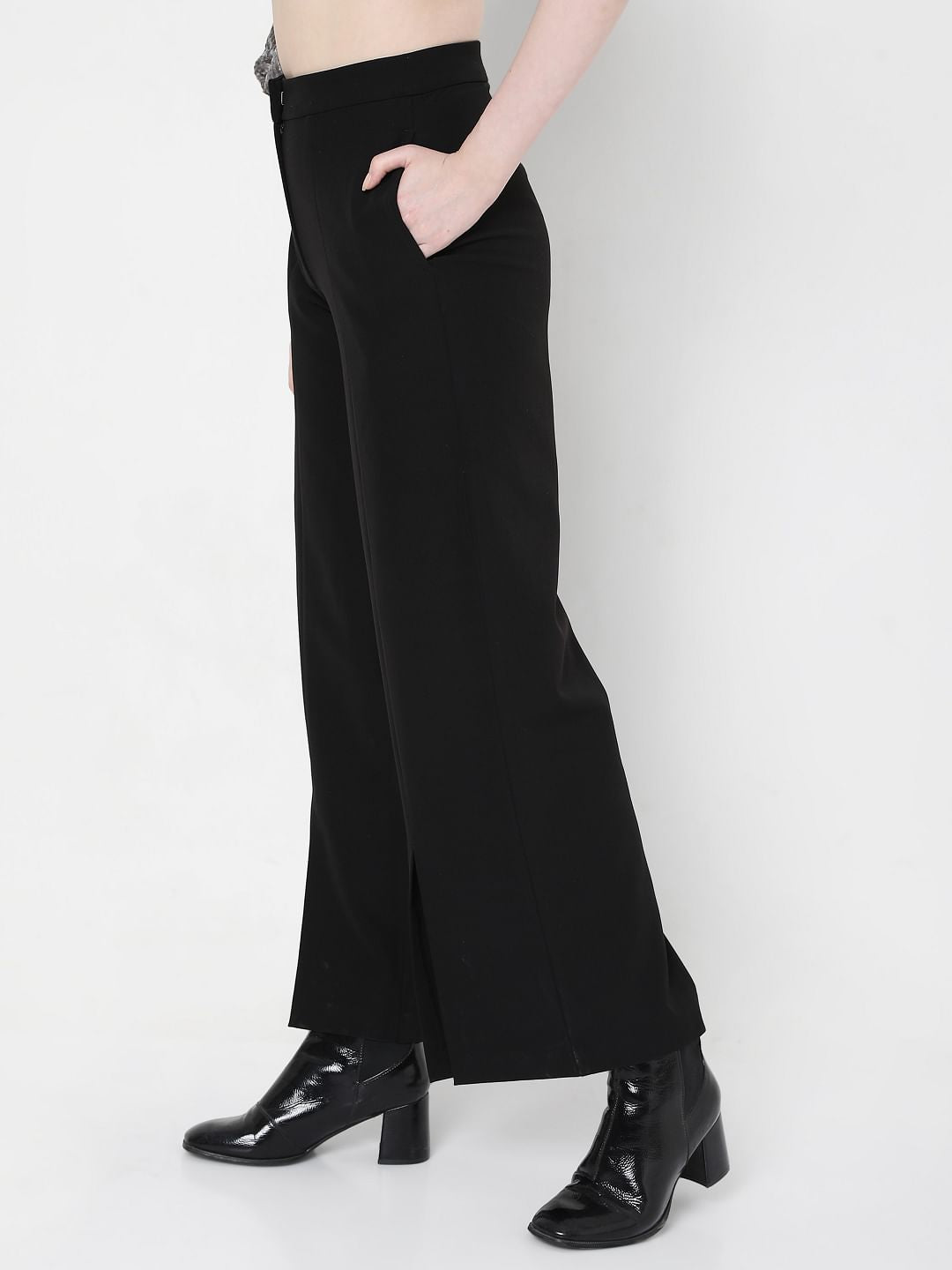 Black High Waist Pants