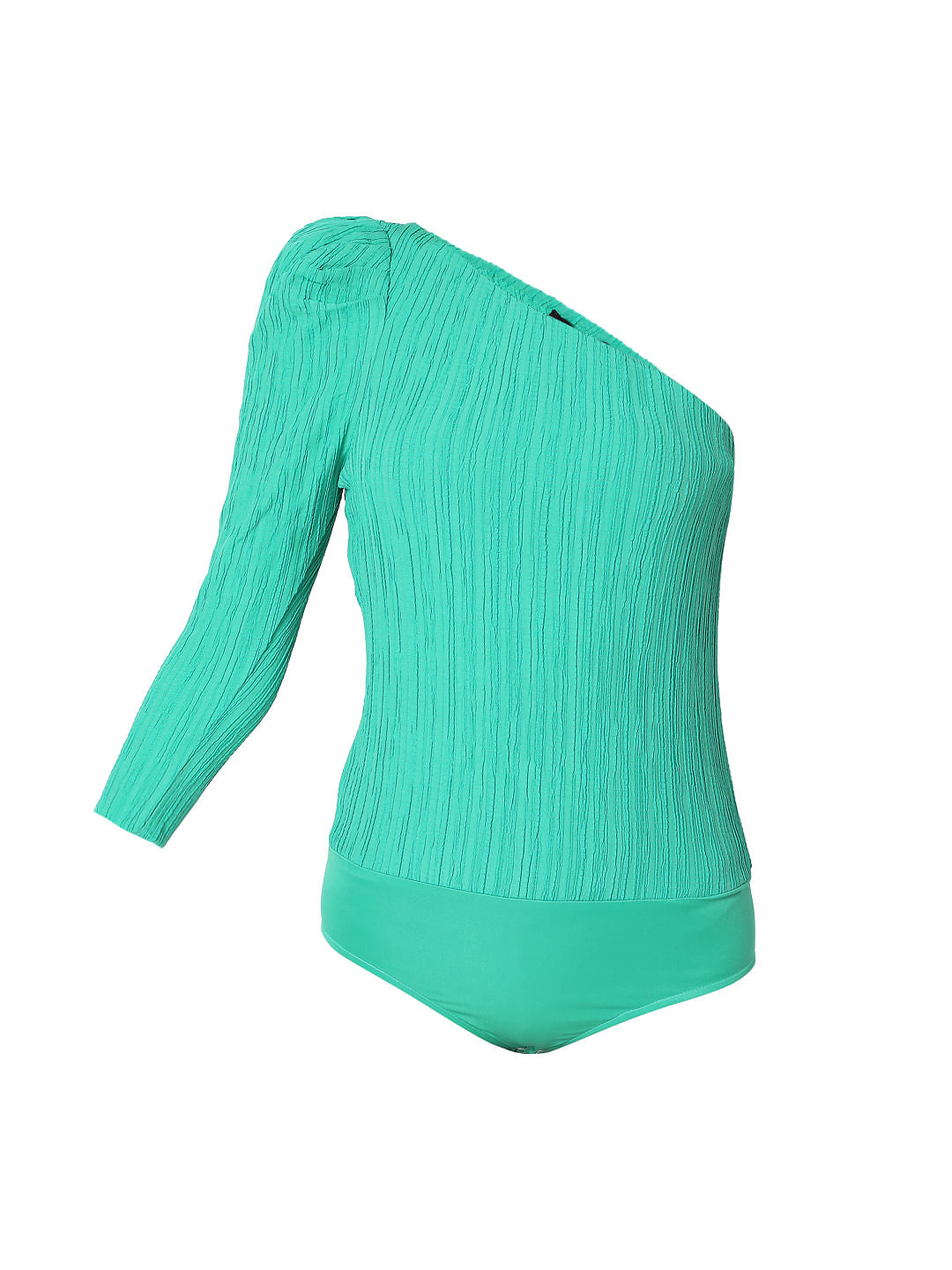 Green One Shoulder Top