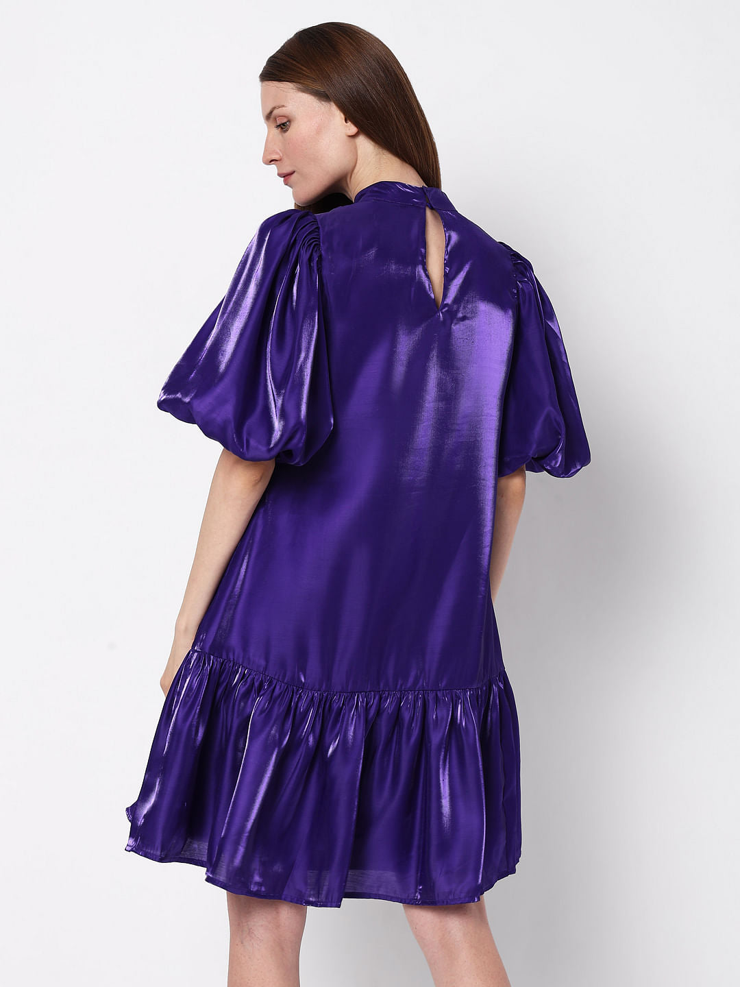 Deep Purple Shift Dress