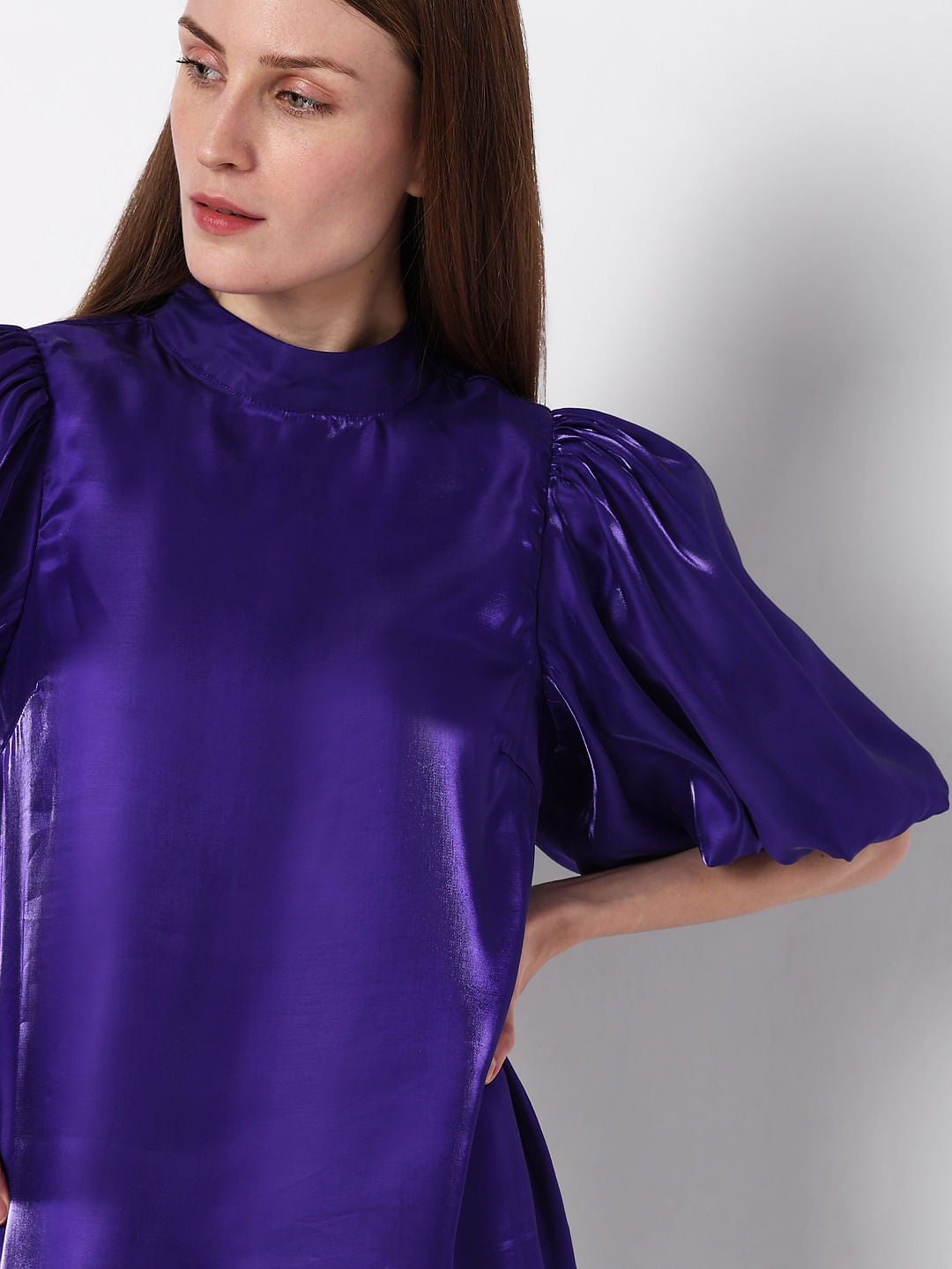 Deep Purple Shift Dress