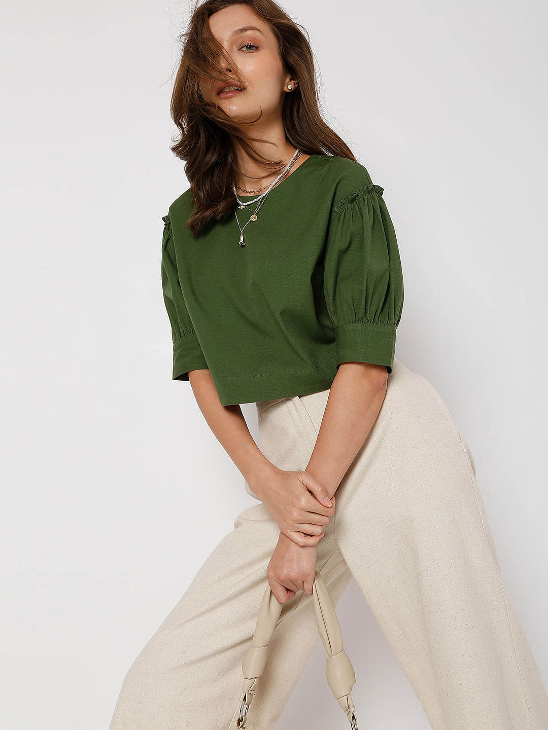 Green Co-Ord Set Top