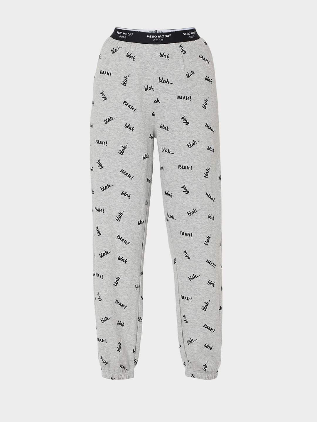 Grey Printed T-Shirt & Joggers Set