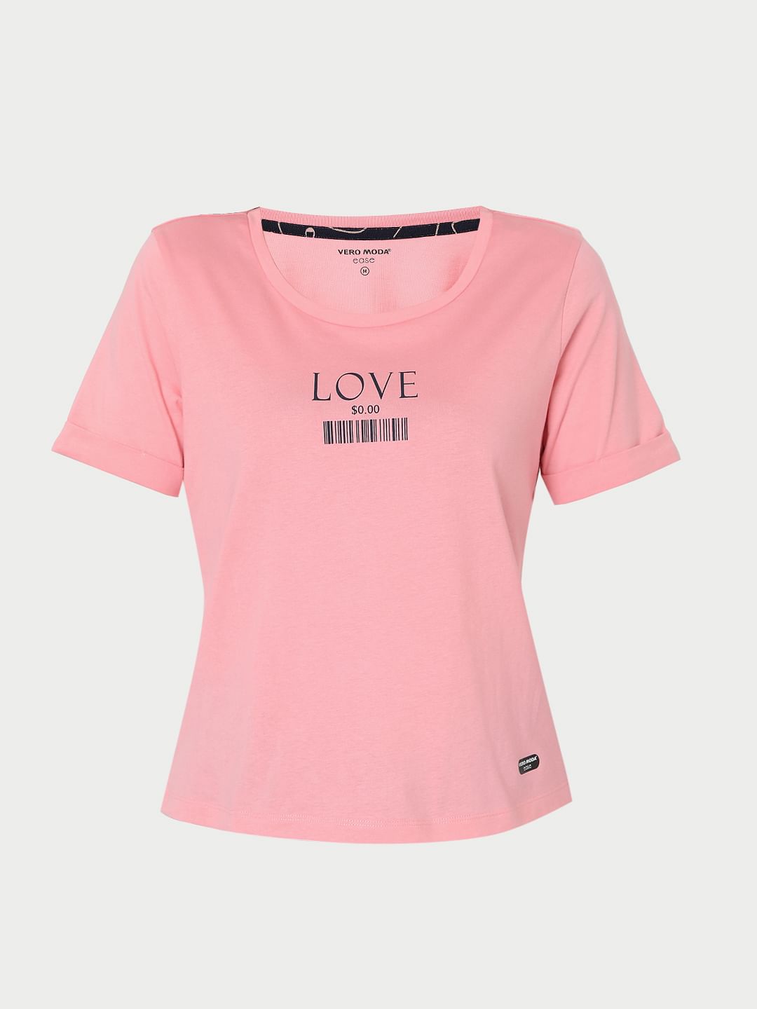 Pink & Blue Joggers & T-Shirt Set
