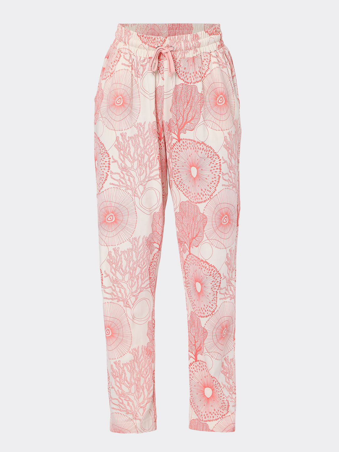 Pink Printed Pyjama Sets