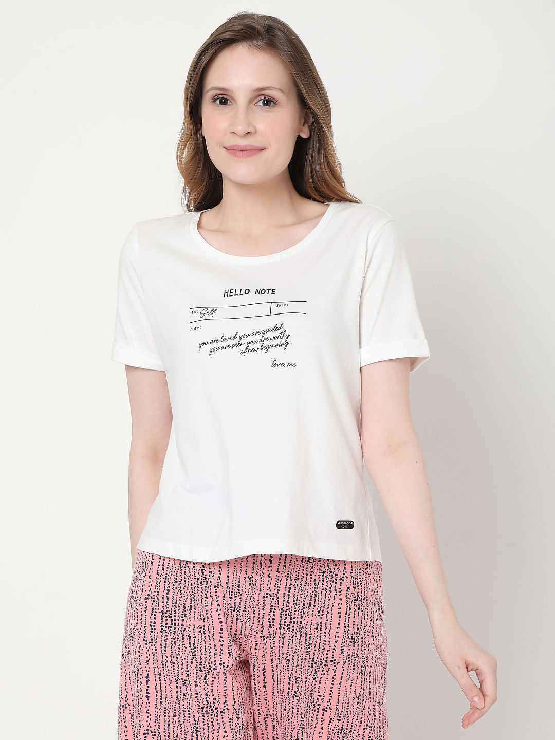 Pink Dotted Pyjama Set