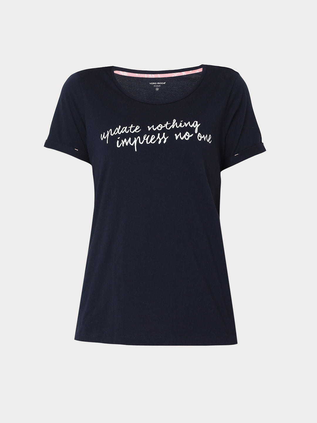 Black & Pink T-Shirt & Shorts Set