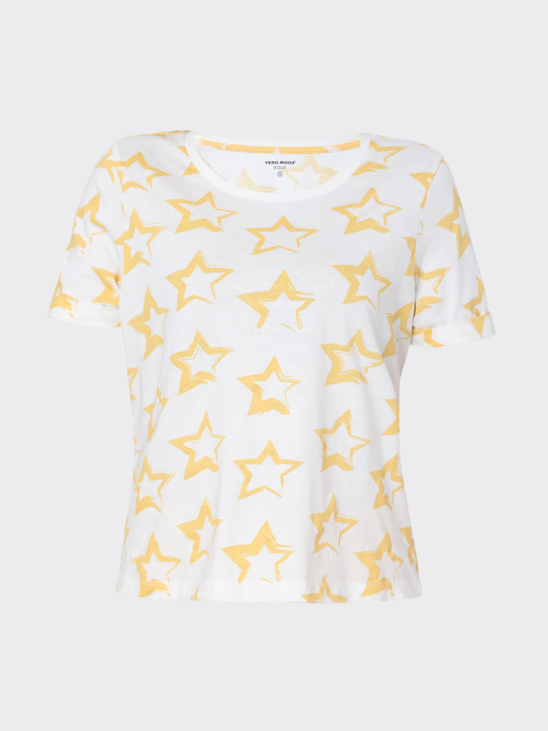 Yellow Star Print Pyjama Set