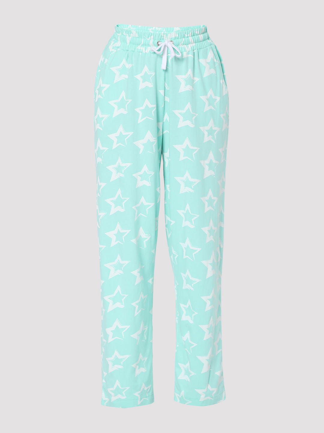 Green Star Print Pyjama Set