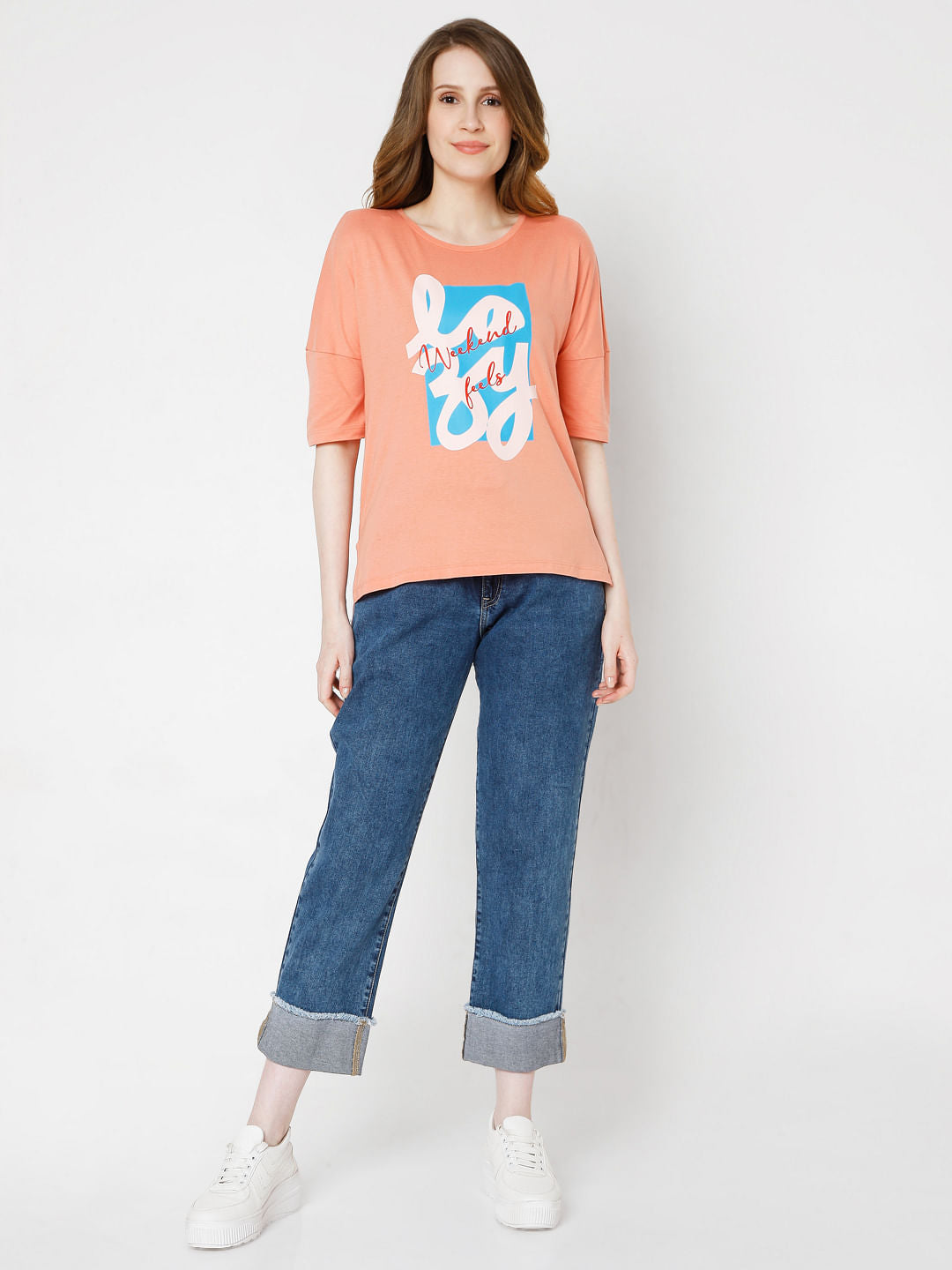 Orange Graphic T-Shirt
