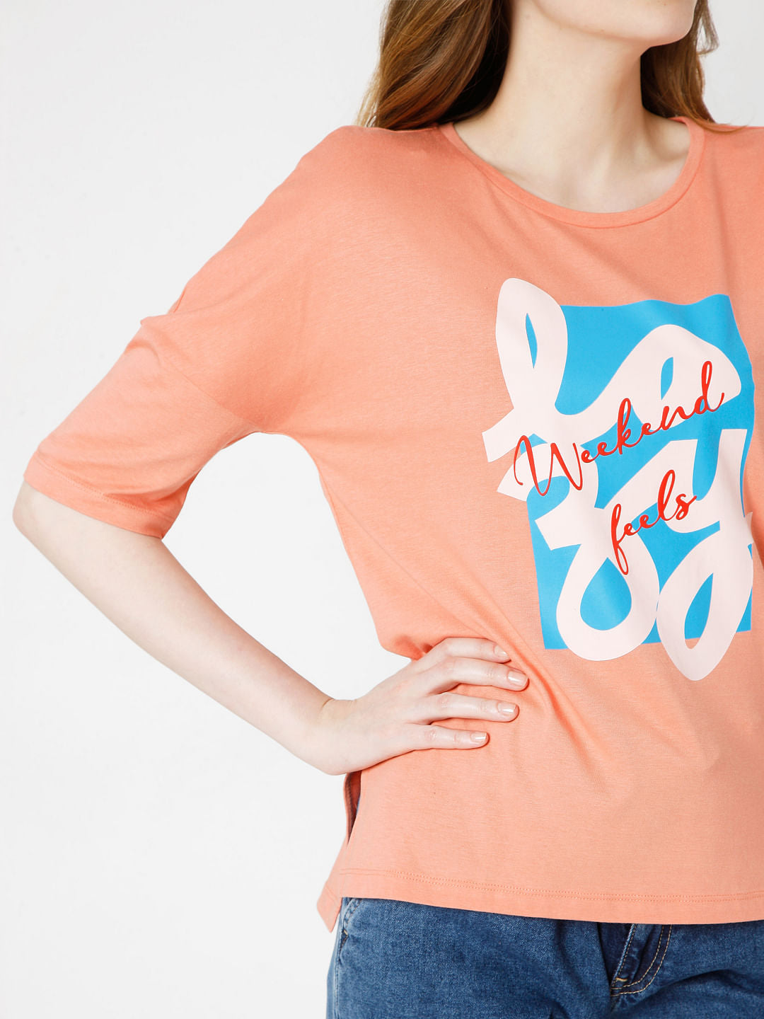 Orange Graphic T-Shirt