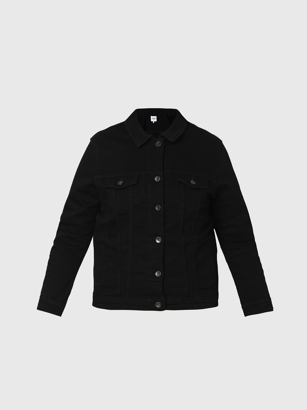 Curve Black Denim Jacket