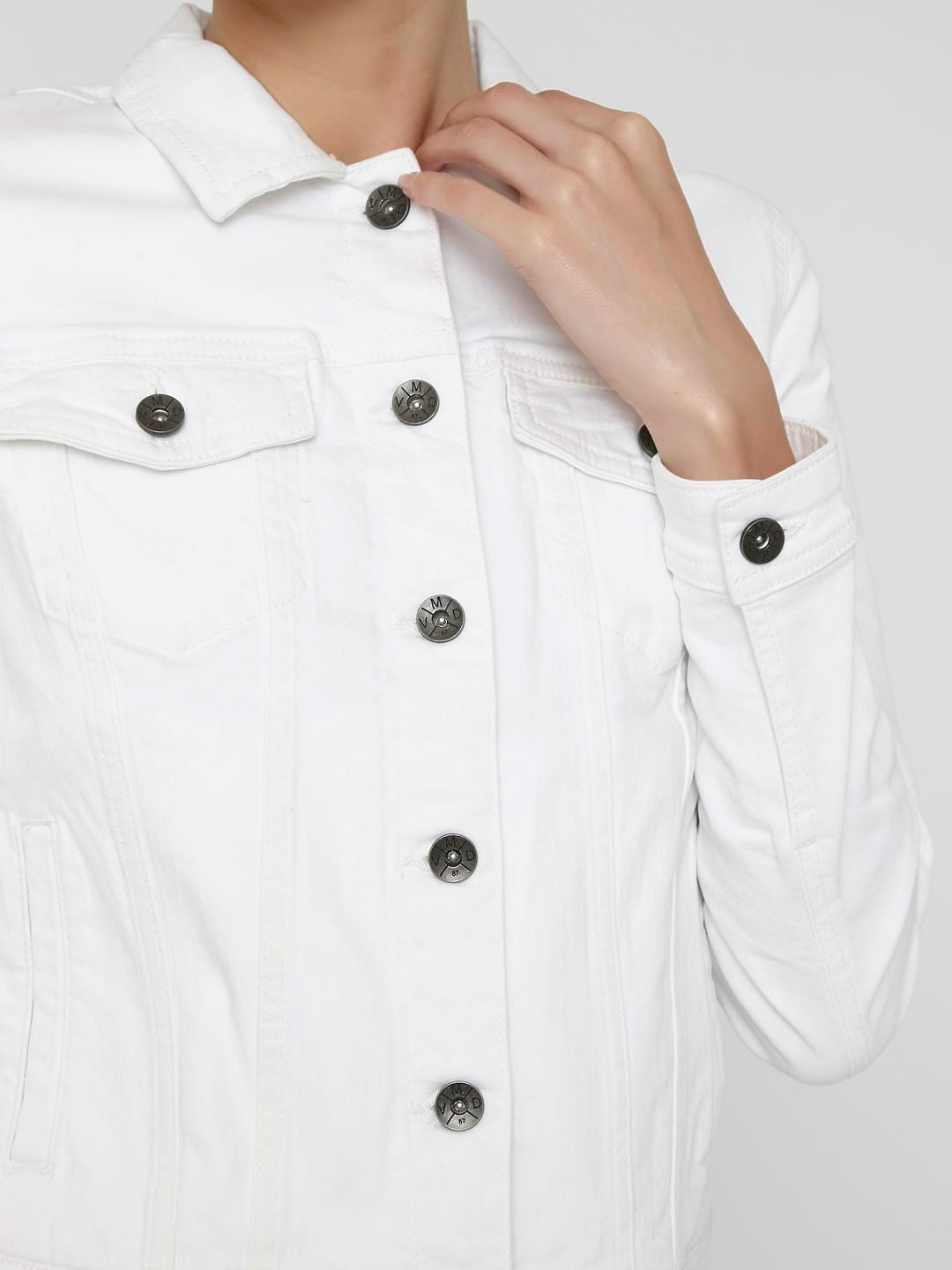White Denim Jacket