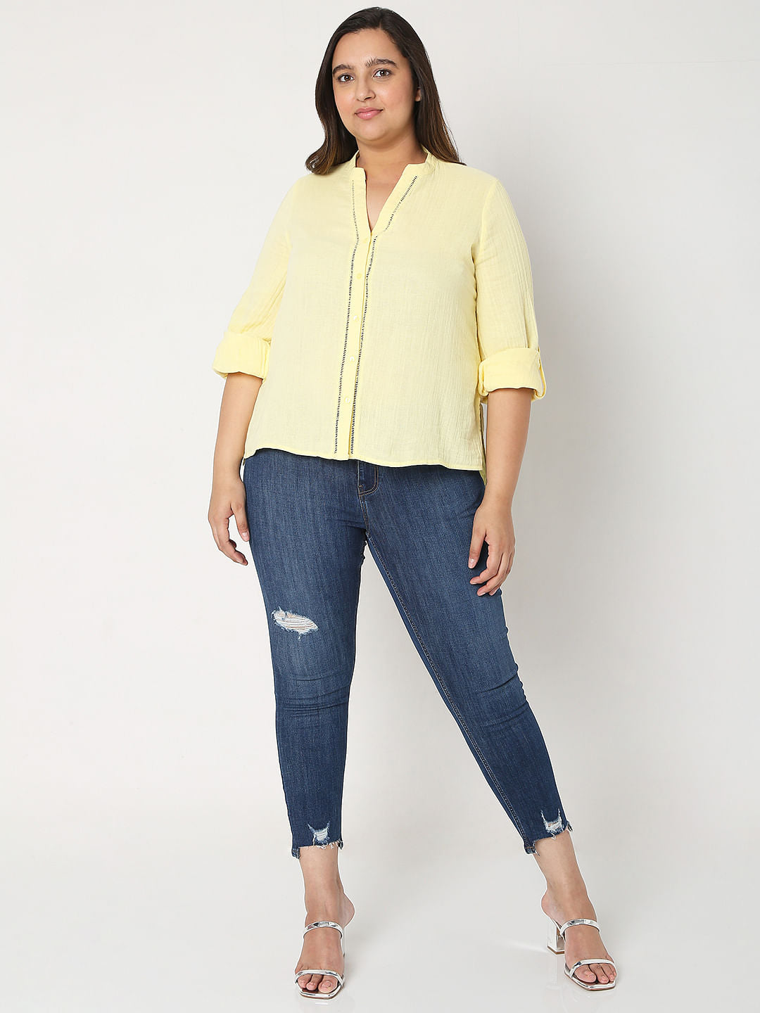 Curve Yellow Organic Cotton Top