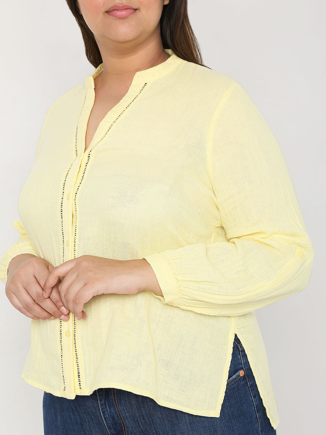 Curve Yellow Organic Cotton Top