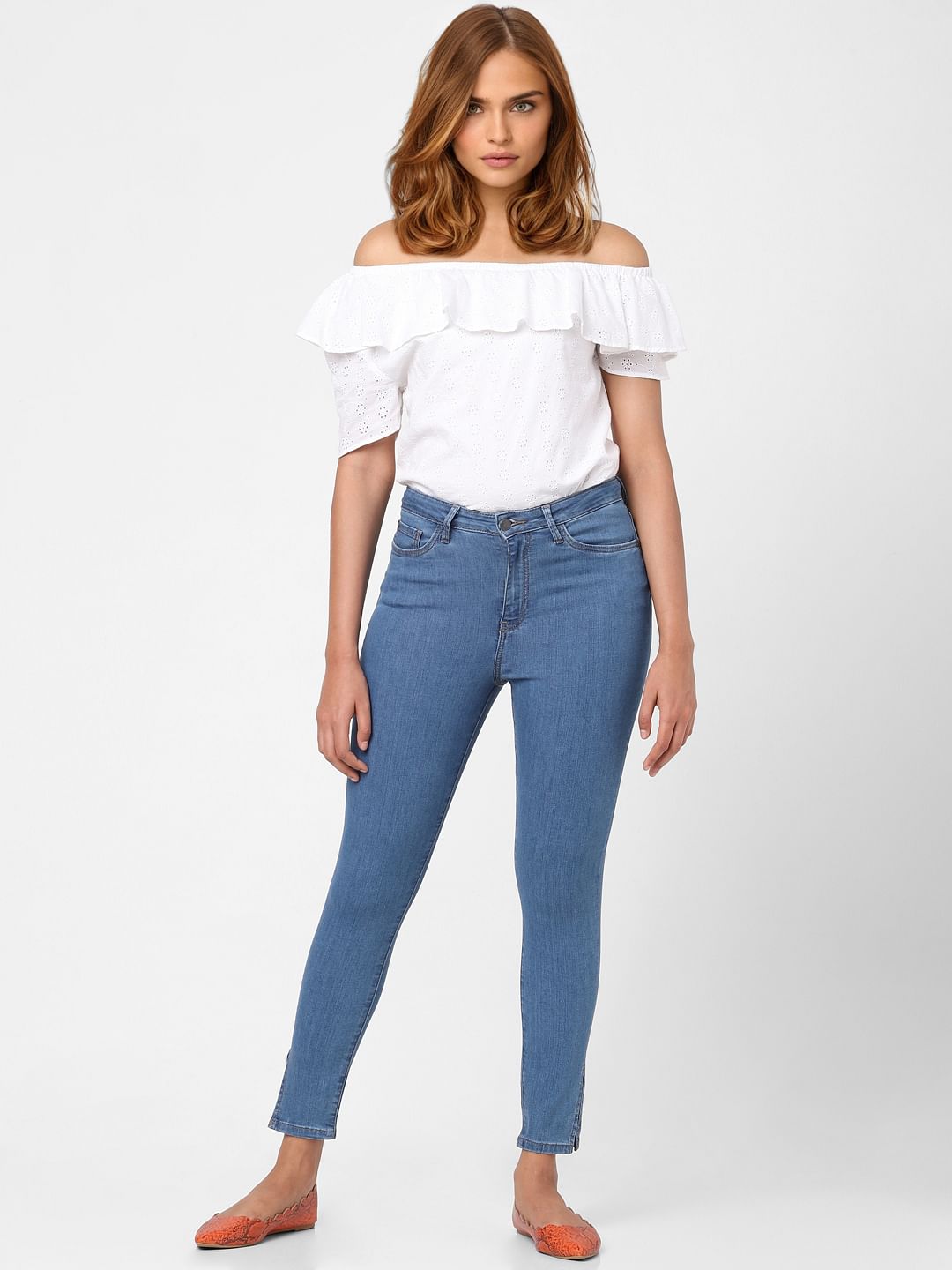 Blue High Rise Wendy Skinny Jeans