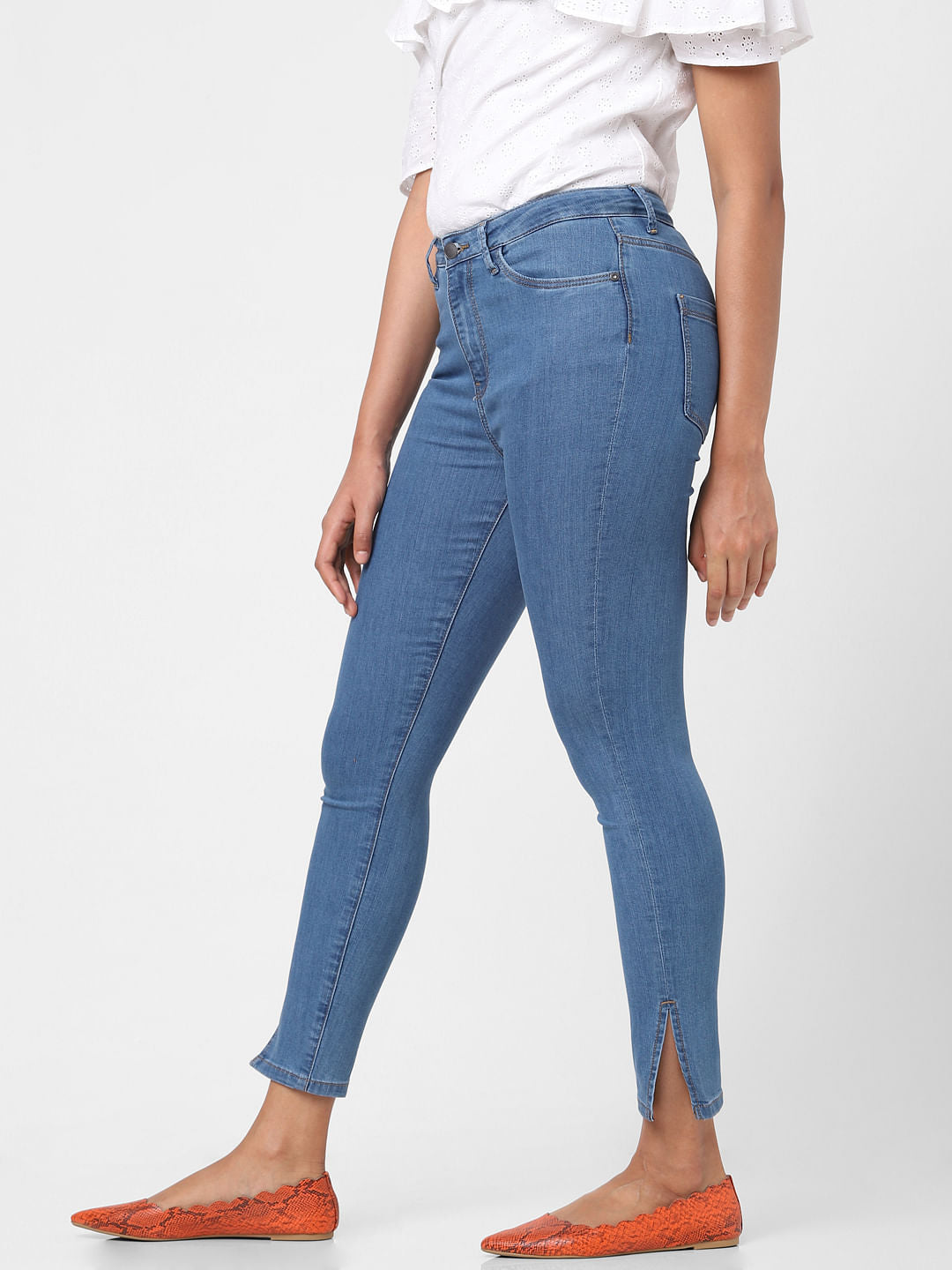 Blue High Rise Wendy Skinny Jeans