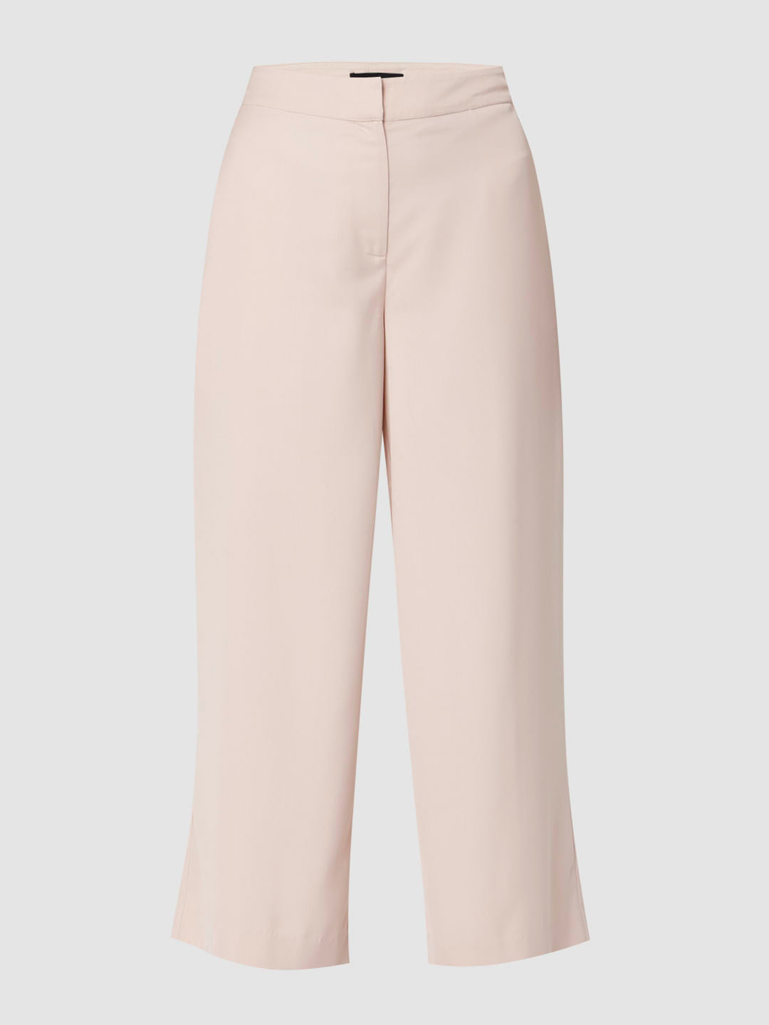 Soft Pink Mid Rise Culottes