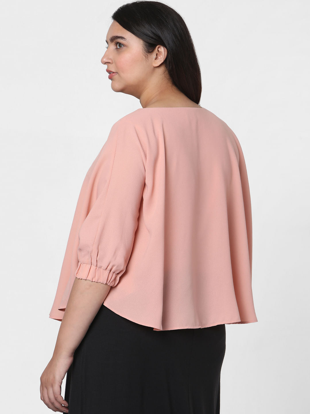 Curve Pink Swing Top