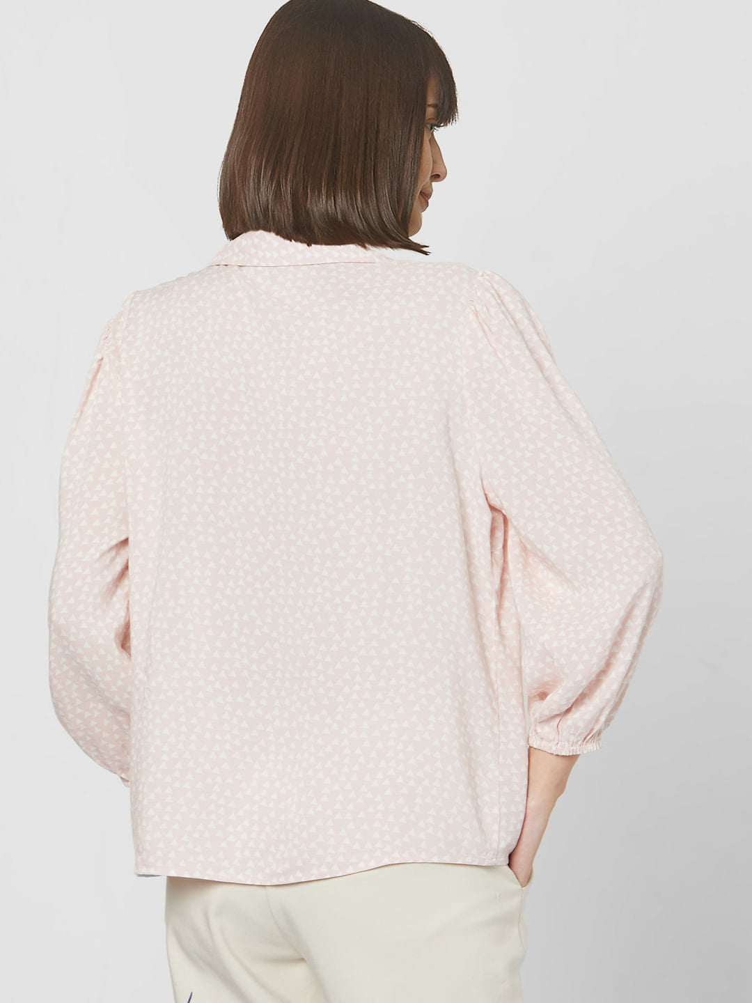 Light Pink All Over Print Shirt