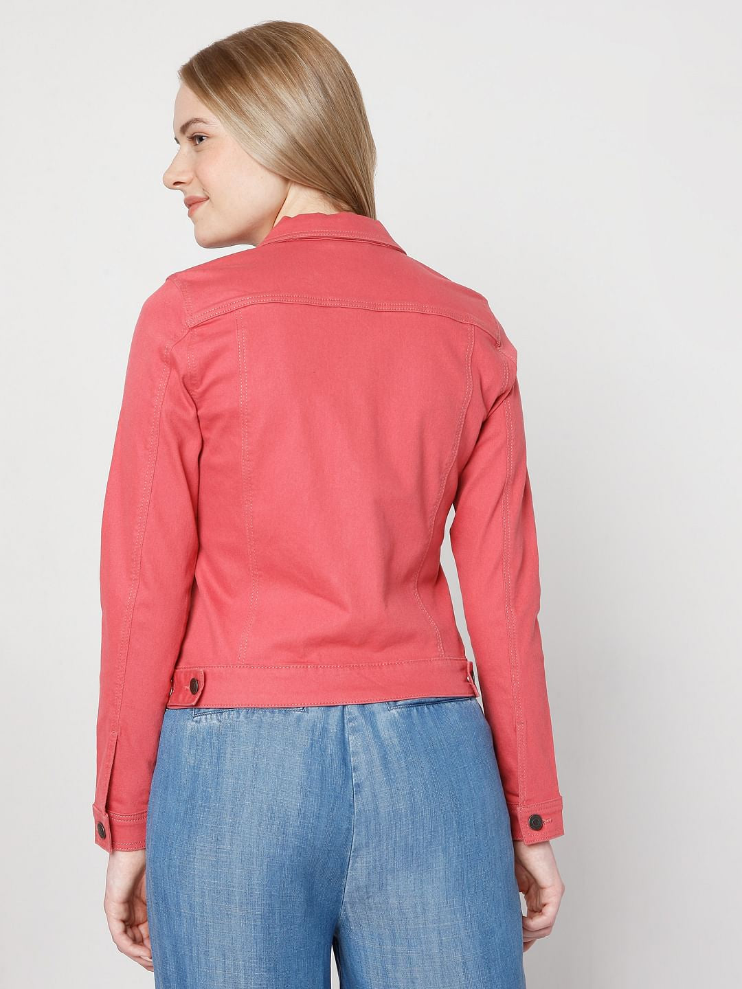 Coral Twill Jacket