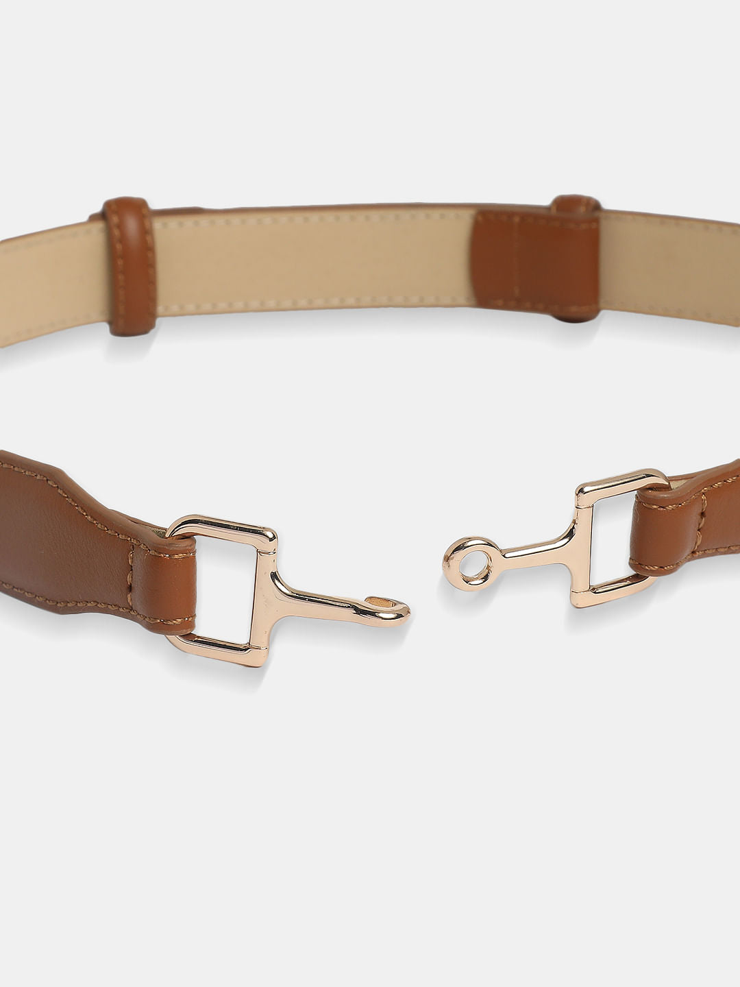 Brown Pu Waist Belt