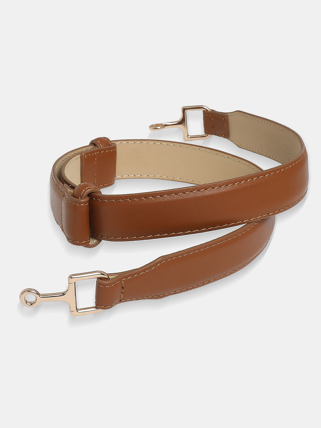 Brown Pu Waist Belt