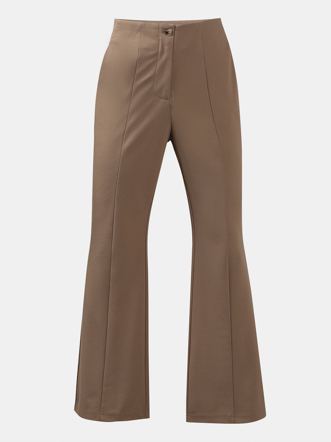 Brown Flared Pants