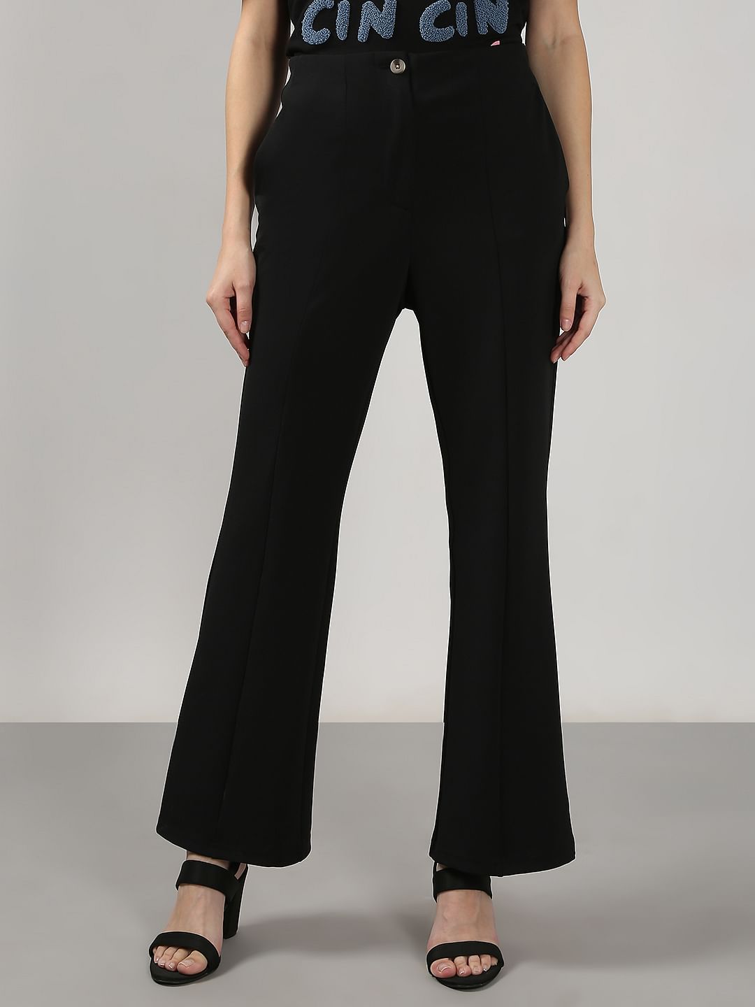 Black Flared Pants