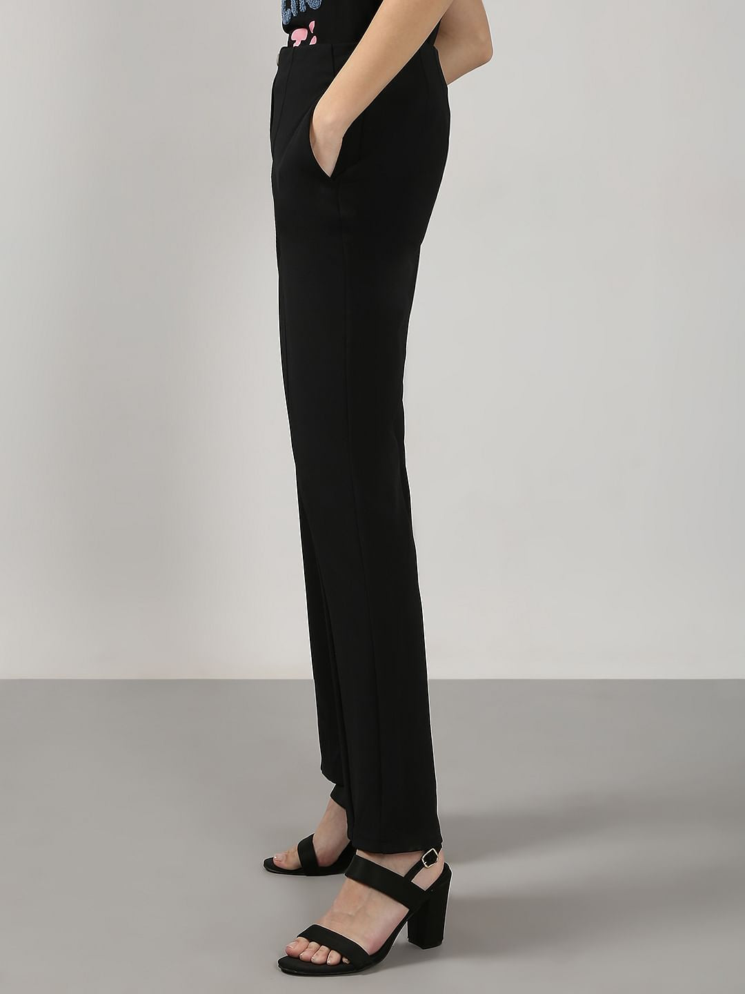 Black Flared Pants