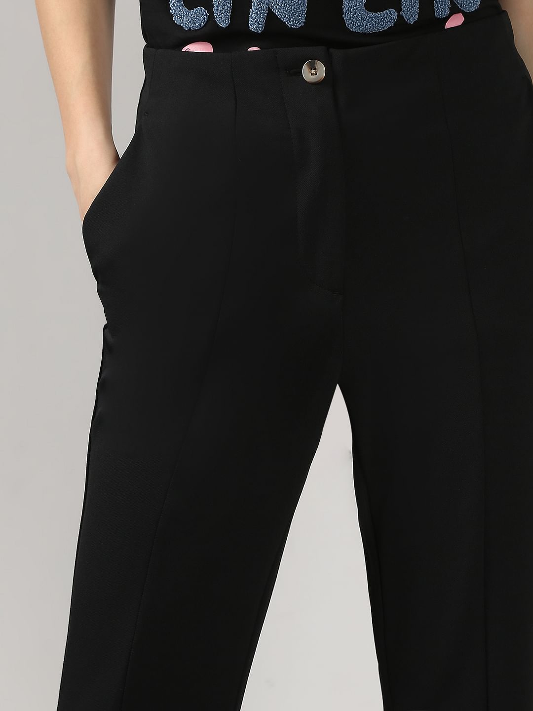 Black Flared Pants