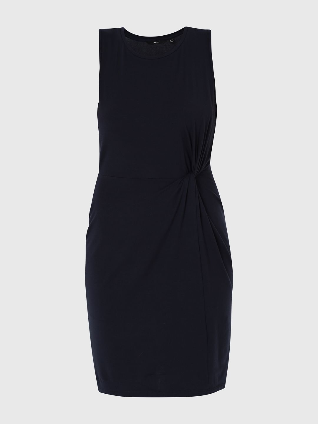 Black Knot Detail Bodycon Dress