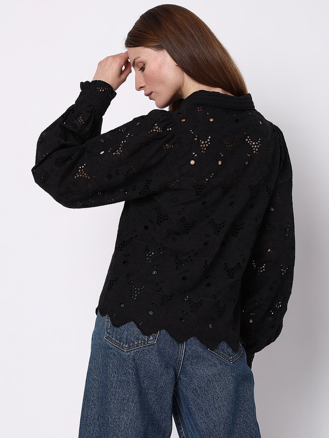Black Lace Shirt