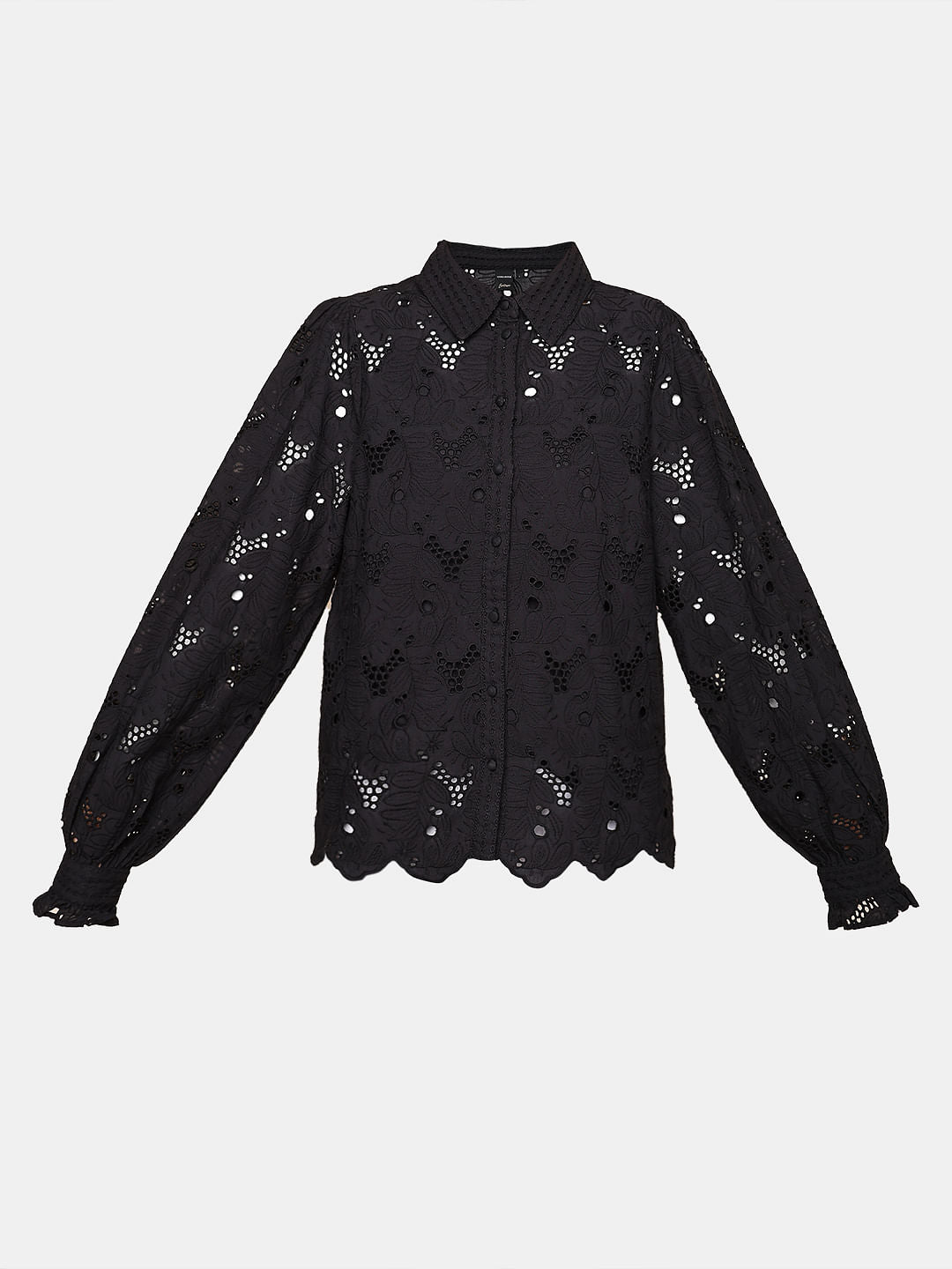 Black Lace Shirt