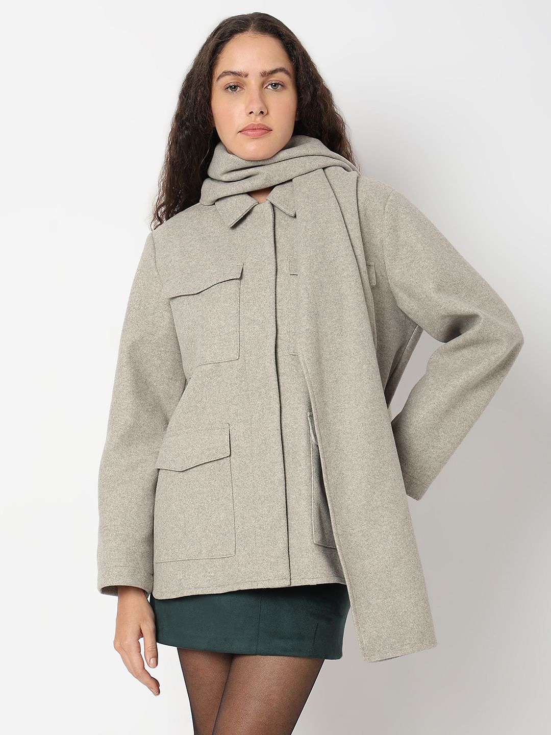 Grey Trench Coat