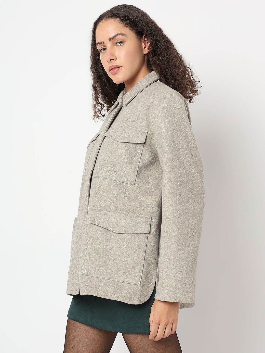 Grey Trench Coat