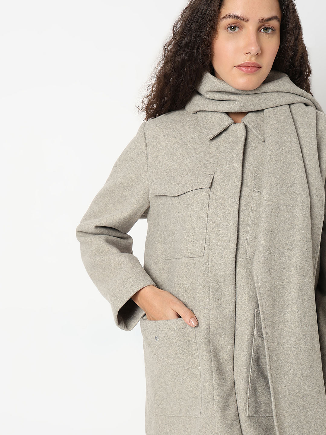 Grey Trench Coat