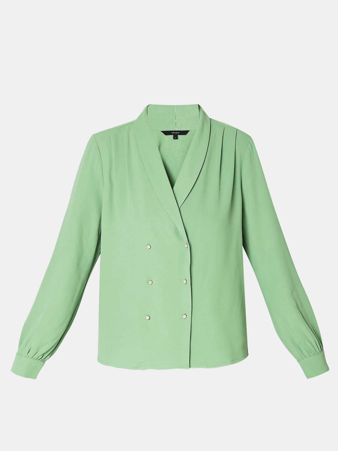 Light Green Full Sleeves Top