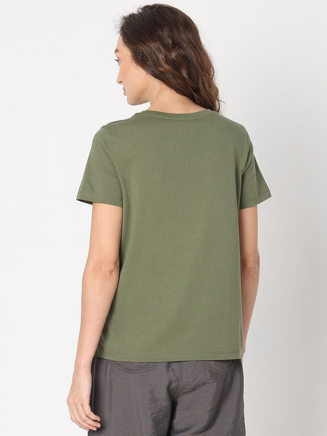 Green Graphic Print T-Shirt