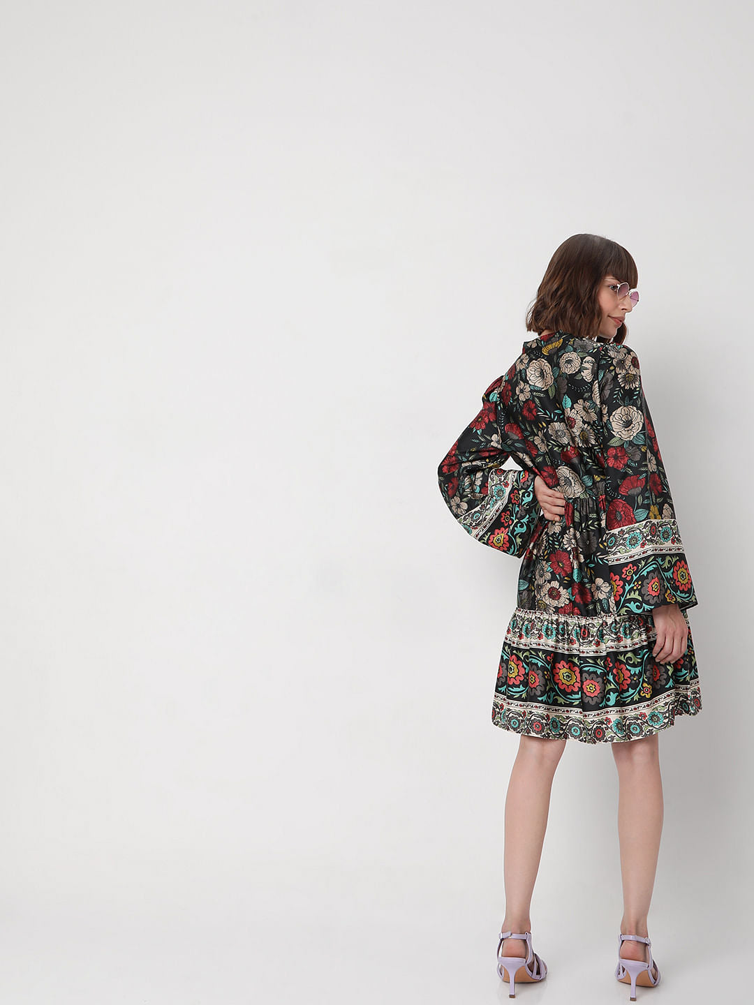 Black Floral Dress