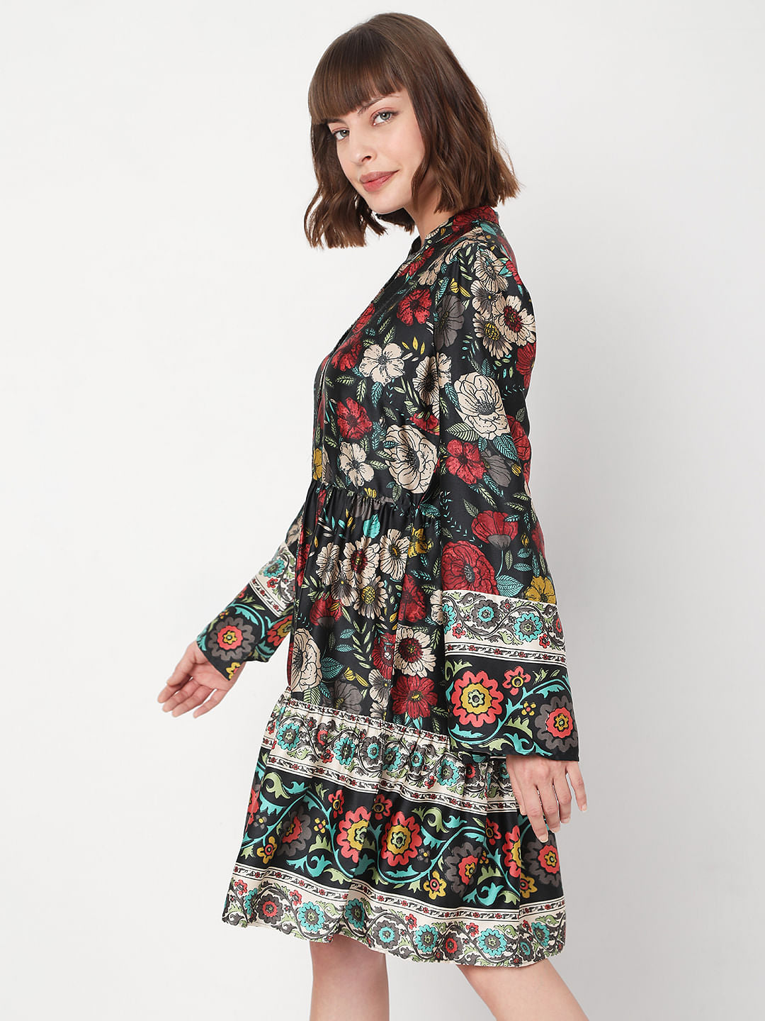 Black Floral Dress
