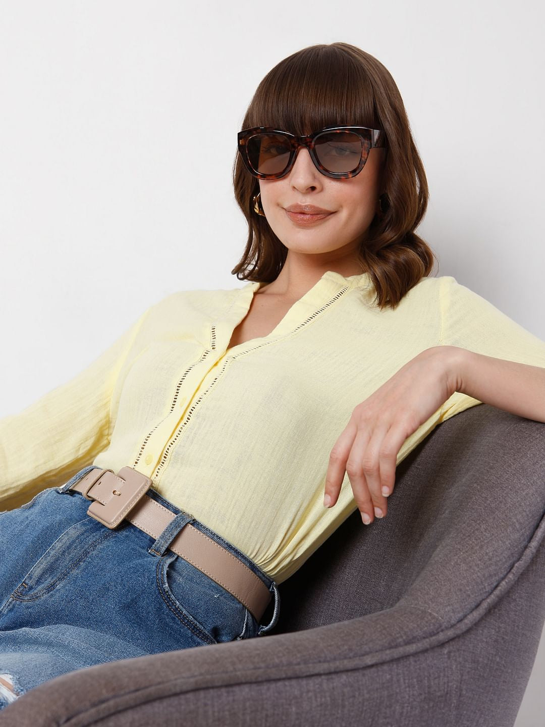 Yellow Organic Cotton Shirt