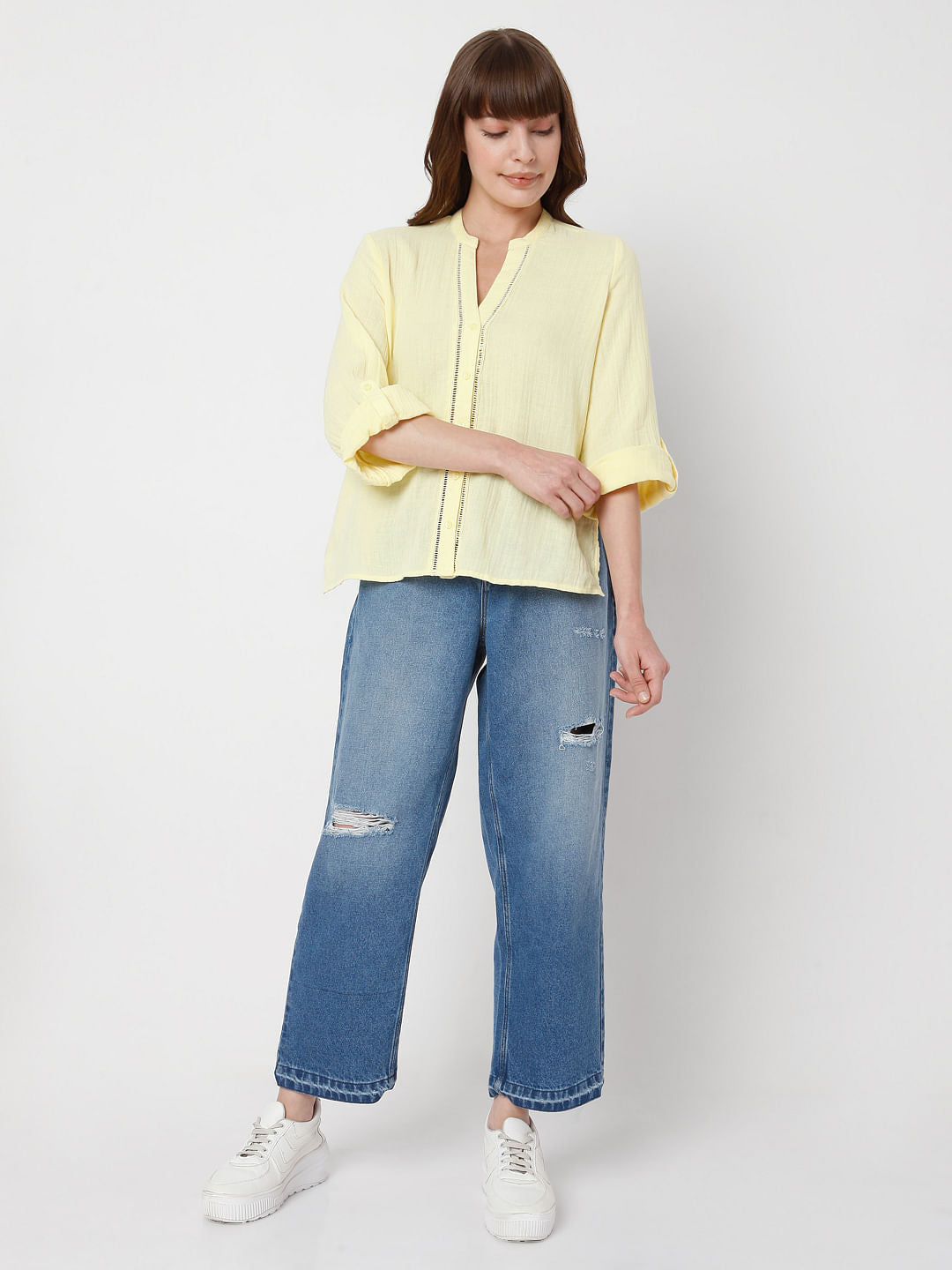 Yellow Organic Cotton Shirt