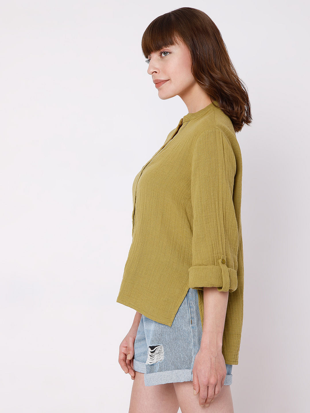 Yellow Organic Cotton Shirt