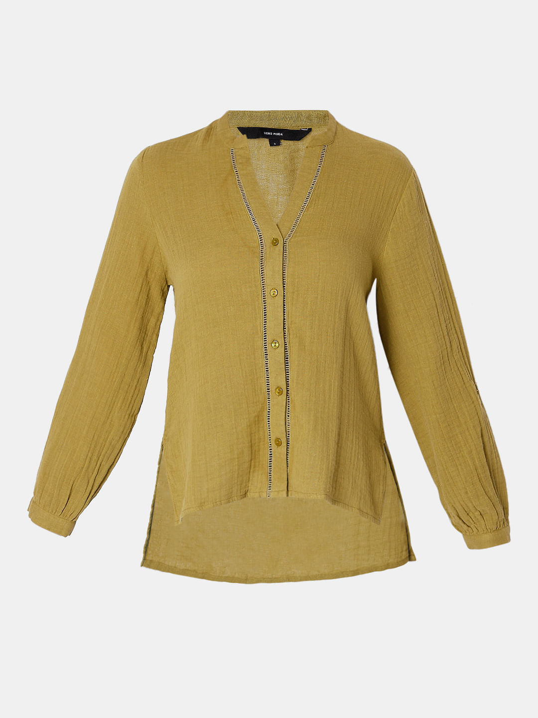 Yellow Organic Cotton Shirt