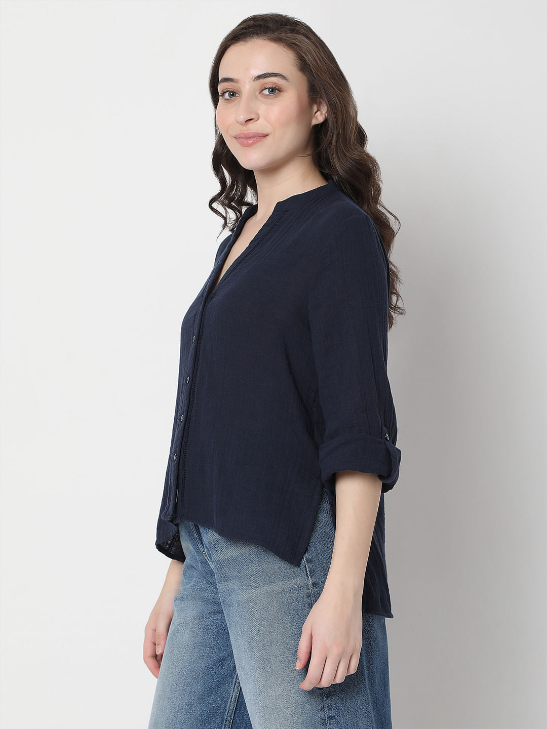 Navy Blue Shirt