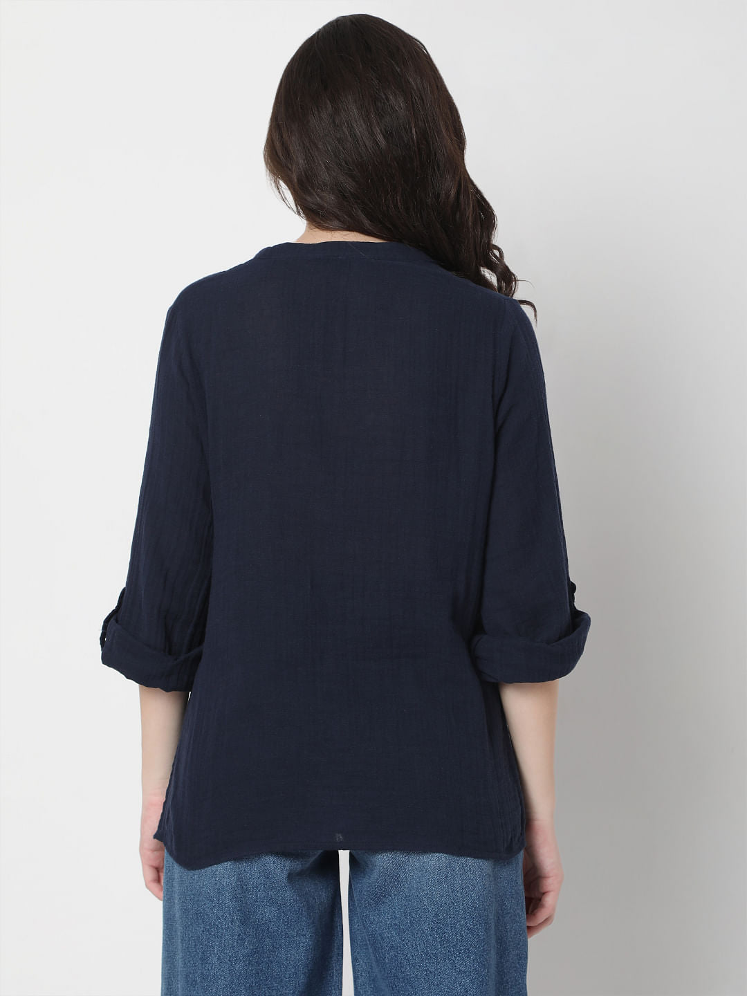 Navy Blue Shirt