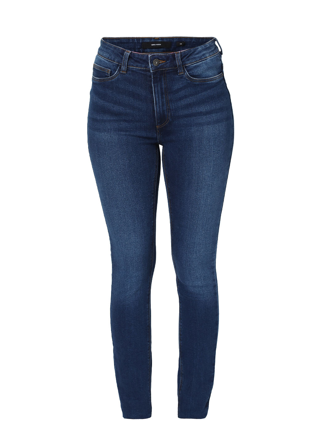 Blue High Rise Skinny Jeans