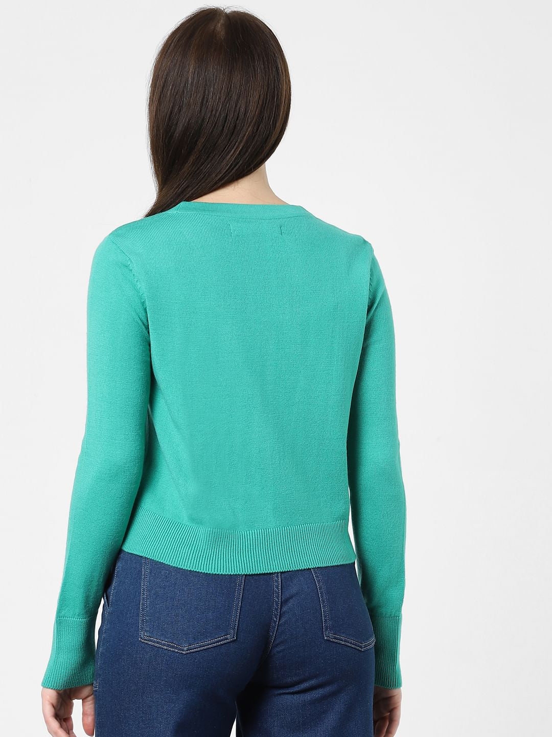 Green Short Cardigan