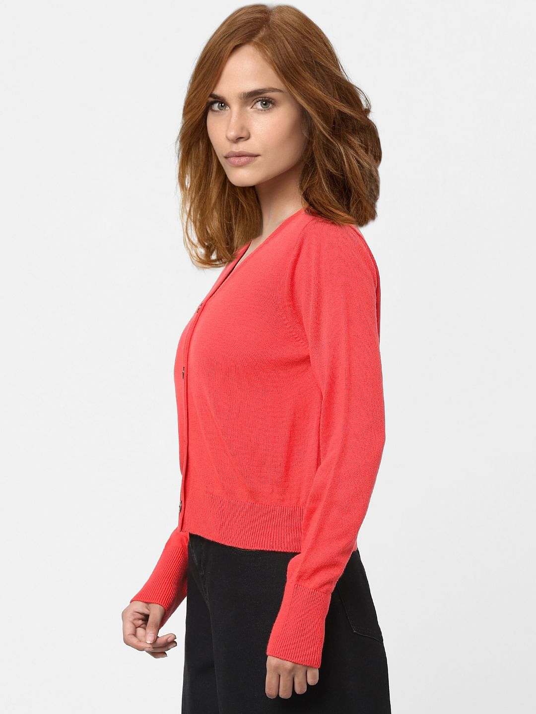 Pink Short Cardigan